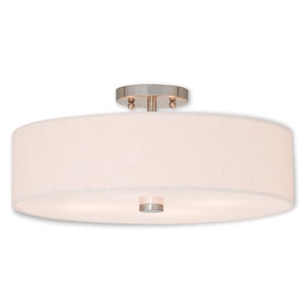 Meridian 4 Light Brushed Nickel Ceiling MPN:52136-91