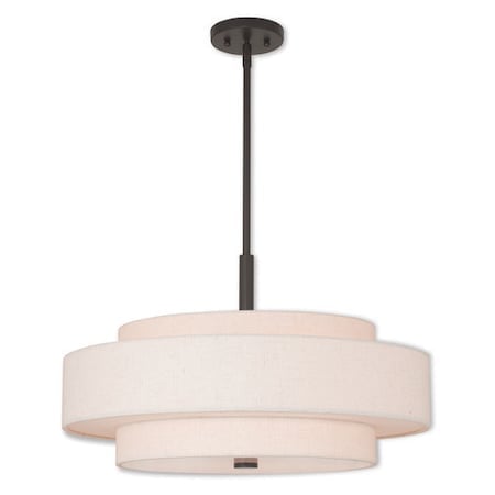 Meridian 5 Light English Bronze Pendant MPN:52138-92