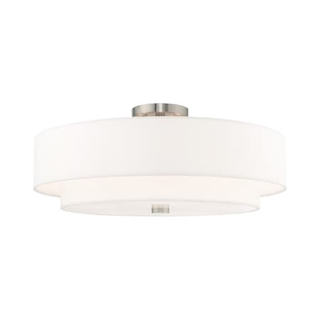 Meridian 5 Light Brushed Nickel Ceiling MPN:52140-91