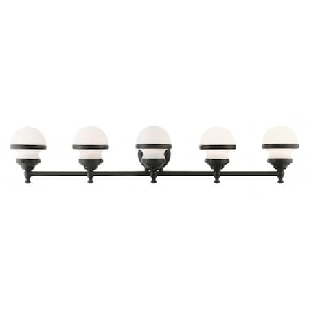 Black Vanity Sconce, 5 Light MPN:5715-04