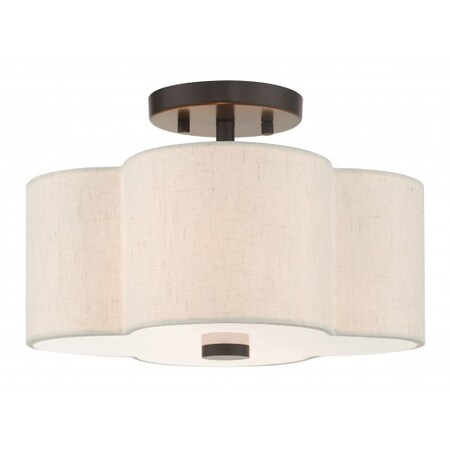 English BronzeSemi Flush, 2 Light MPN:58062-92