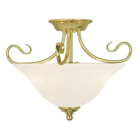 Coronado 2 Light Polished Brass Ceiling MPN:6121-02