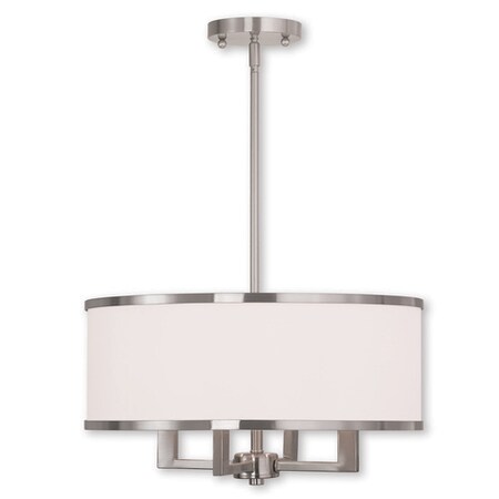 Park Ridge 4 Light Brushed Nickel Chand MPN:62615-91