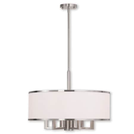 Park Ridge 6 Light Brushed Nickel Chand MPN:62616-91