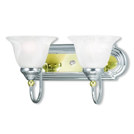 Belmont 2 Light Polished Chrome And Poli MPN:1002-52