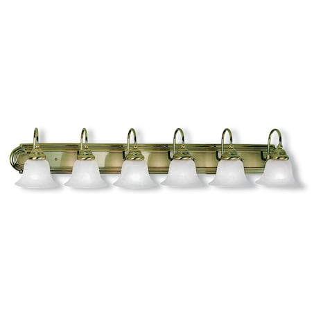Belmont 6 Light Antique Brass Bath Vanit MPN:1006-01