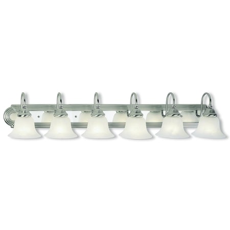 Belmont 6 Light Brushed Nickel And Polis MPN:1006-95
