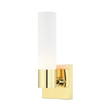 Aero 1 Light Polished Brass ADA Wall Sco MPN:10101-02