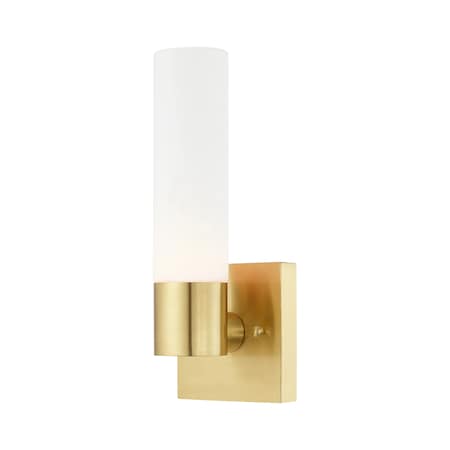 Aero 1 Light Satin Brass ADA Wall Sconce MPN:10101-12