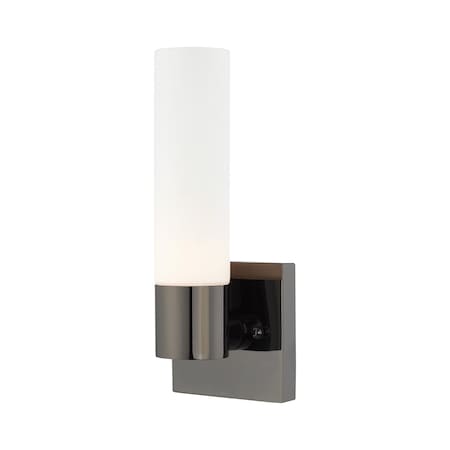 Aero 1 Light Black Chrome ADA Wall Sconce MPN:10101-46