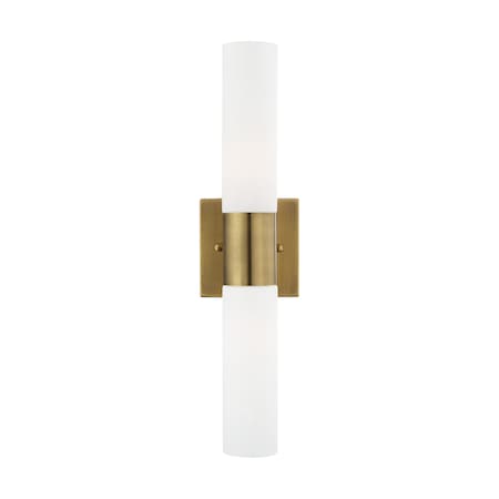 Aero 2 Light Antique Brass ADA Bath Vanity MPN:10102-01