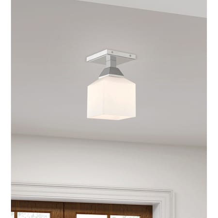 Aragon 1 Light Polished Chrome Ceiling Mount MPN:10280-05