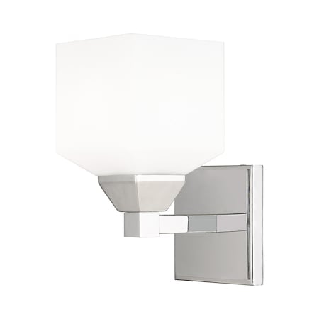 Aragon 1 Light Polished Chrome Wall Sconce MPN:10281-05
