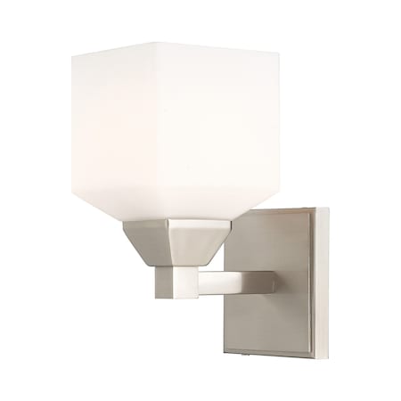 Aragon 1 Light Brushed Nickel Wall Sconc MPN:10281-91