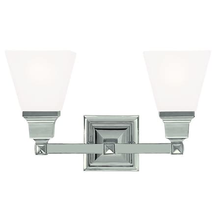 Mission 2 Light Polished Nickel Bath Van MPN:1032-35