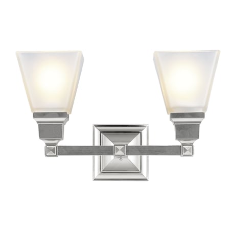 Mission 2 Light Brushed Nickel Bath Vanity MPN:1032-91