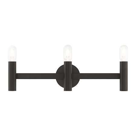 Copenhagen 3 Light Bronze ADA Bath Vanit MPN:10343-07