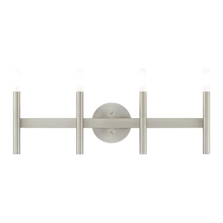 Copenhagen 4 Light Brushed Nickel ADA Bath Vanity MPN:10344-91