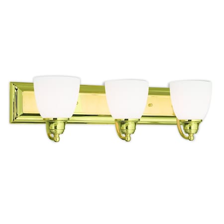 Springfield 3 Light Polished Brass Bath Vanity MPN:10503-02