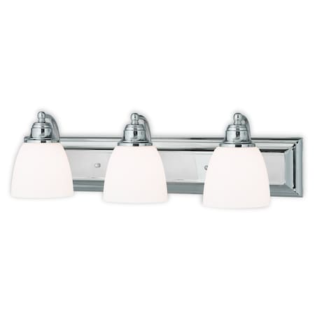 Springfield 3 Light Polished Chrome Bath Vanity MPN:10503-05