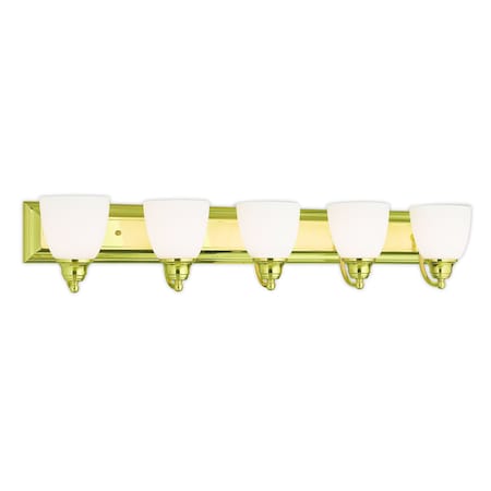Springfield 5 Light Polished Brass Bath MPN:10505-02