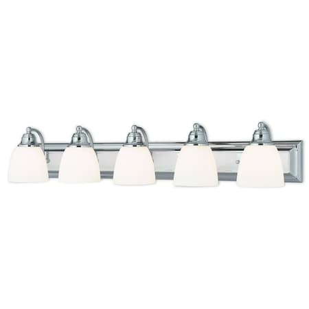 Springfield 5 Light Polished Chrome Bath Vanity MPN:10505-05