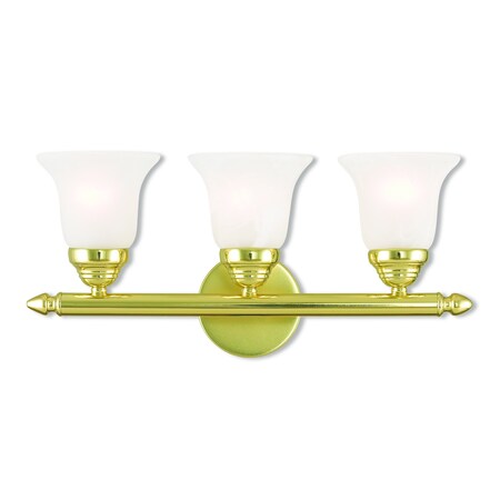 Neptune 3 Light Polished Brass Bath Vani MPN:1063-02
