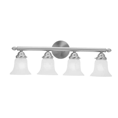 Neptune 4 Light Brushed Nickel Bath Vanity MPN:1064-91