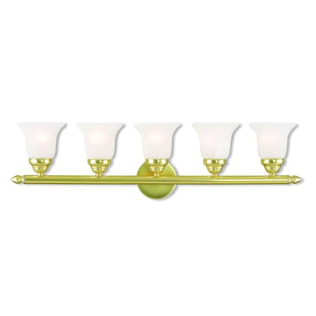 Neptune 5 Light Polished Brass Bath Vanity MPN:1065-02
