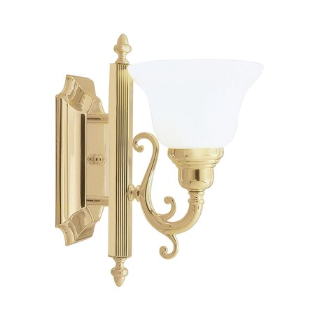 French Regency 1 Light Polished Brass Ba MPN:1281-02