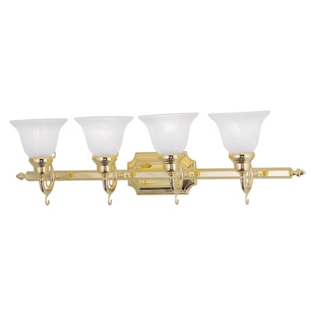 French Regency 4 Light Polished Brass Ba MPN:1284-02
