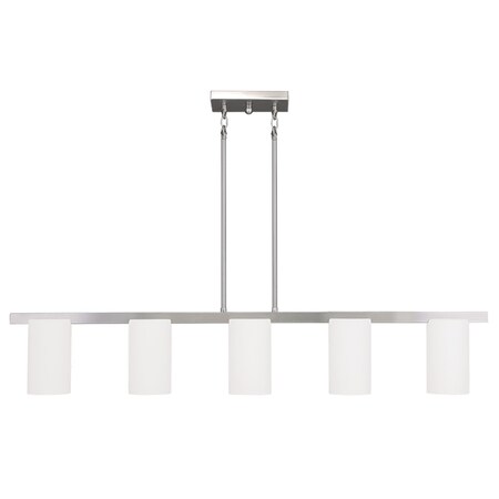 Astoria 5 Light Brushed Nickel Chandelier MPN:1327-91