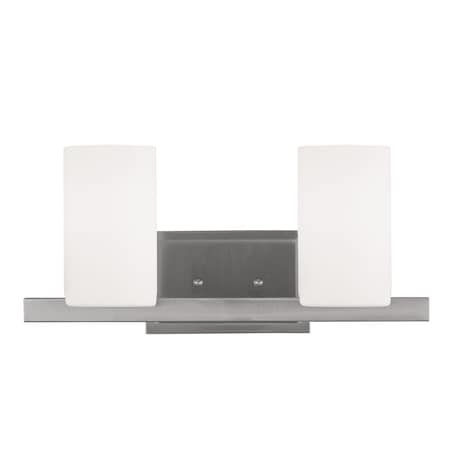Astoria 2 Light Brushed Nickel Bath Vani MPN:1332-91