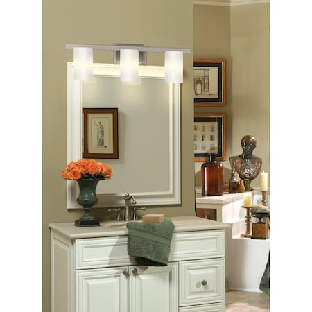 Astoria 3 Light Brushed Nickel Bath Vani MPN:1333-91