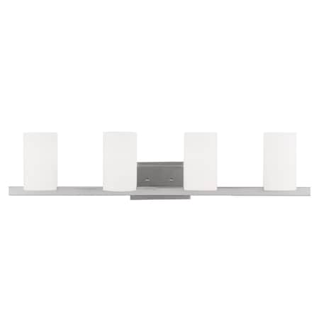 Astoria 4 Light Brushed Nickel Bath Vanity MPN:1334-91