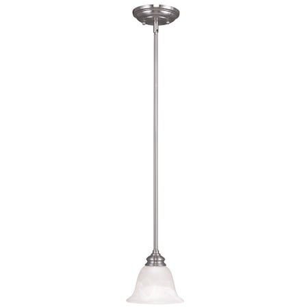 Essex 1 Light Brushed Nickel Mini Pendant MPN:1340-91