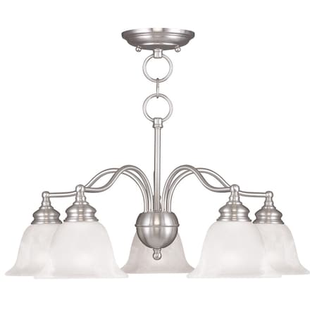 Essex 5 Light Brushed Nickel Convertible MPN:1346-91