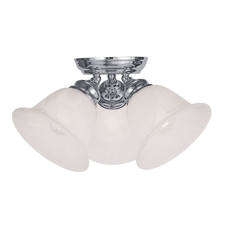 Essex 3 Light Polished Chrome Ceiling Mount MPN:1358-05