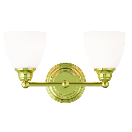 Somerville 2 Light Polished Brass Bath Vanity MPN:13662-02