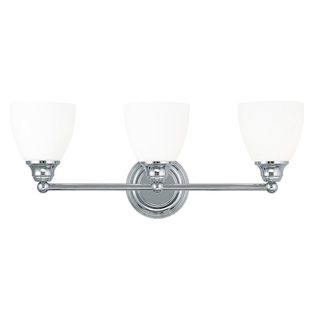 Somerville 3 Light Polished Chrome Bath Vanity MPN:13663-05