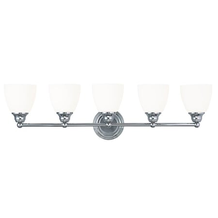 Somerville 5 Light Polished Chrome Bath Vanity MPN:13665-05
