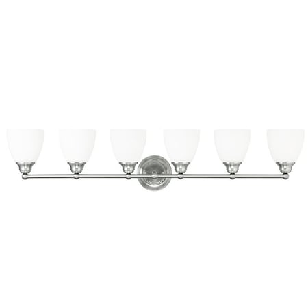 Somerville 6 Light Brushed Nickel Bath Vanity MPN:13666-91