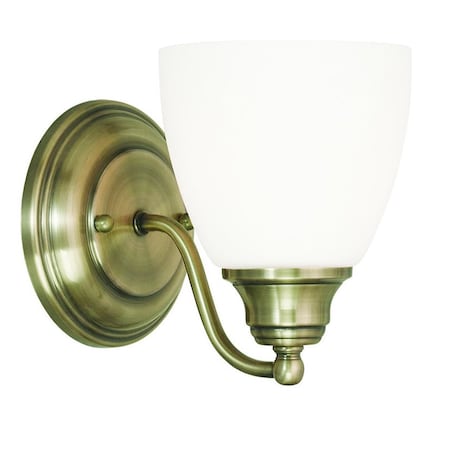 Somerville 1 Light Antique Brass Wall Sconce MPN:13671-01