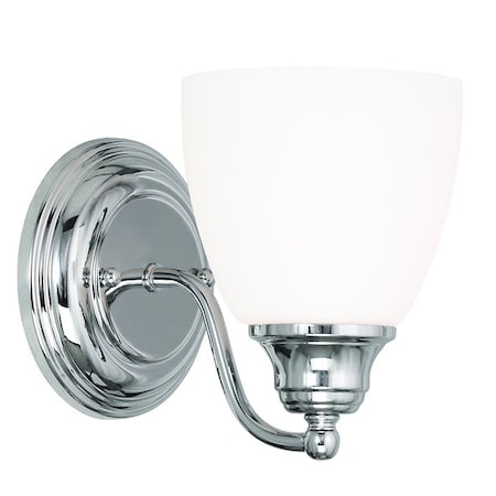 Somerville 1 Light Polished Chrome Wall Sconce MPN:13671-05