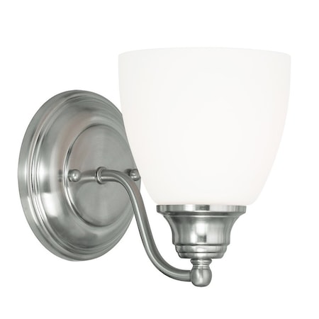 Somerville 1 Light Brushed Nickel Wall Sconce MPN:13671-91