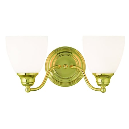 Somerville 2 Light Polished Brass Bath Vanity MPN:13672-02