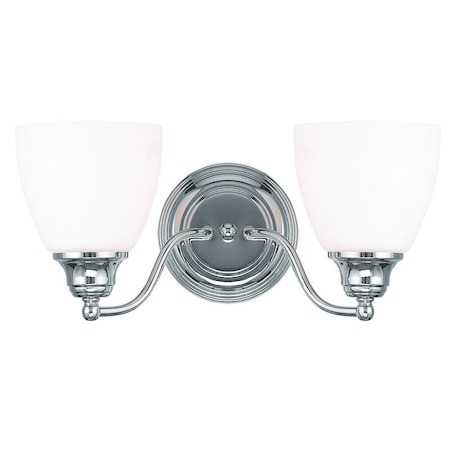 Somerville 2 Light Polished Chrome Bath MPN:13672-05