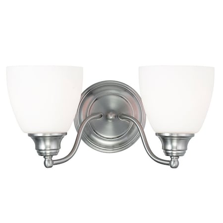 Somerville 2 Light Brushed Nickel Bath V MPN:13672-91