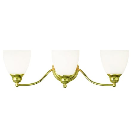 Somerville 3 Light Polished Brass Bath V MPN:13673-02