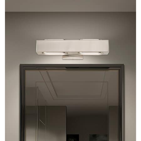 Kimball LED Light Brushed Nickel ADA Bath Vanity MPN:14852-91
